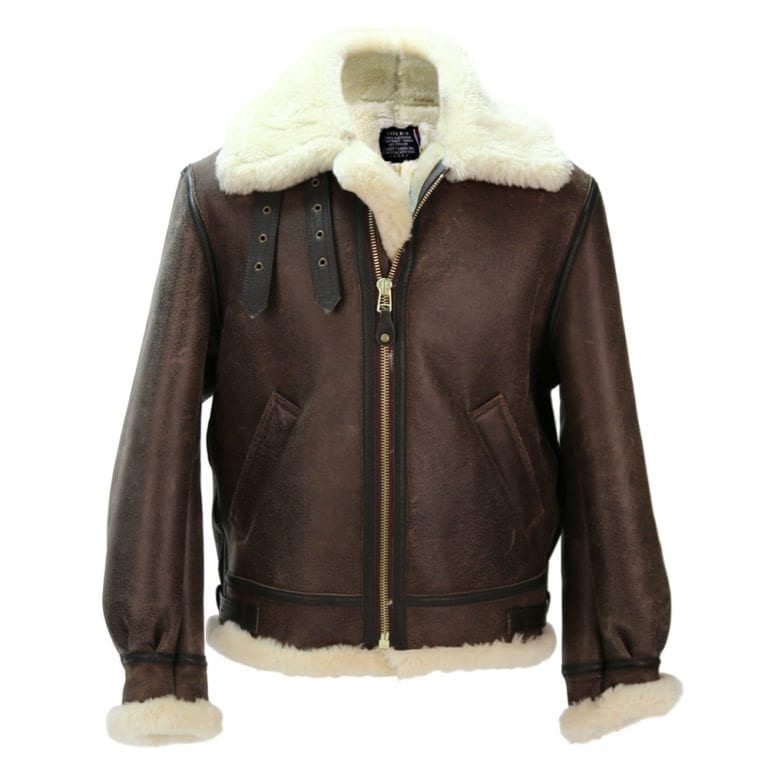 Schott – Classic B-3 Sheepskin Leather Bomber Jacket | The SHOP at the ...