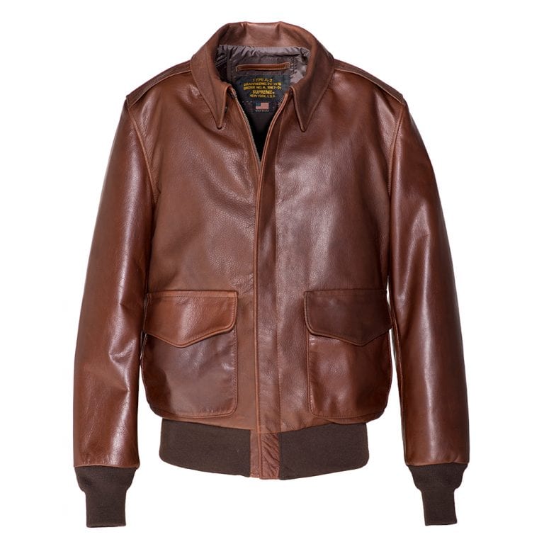 Schott – A-2 Brown Leather Flight Jacket | The SHOP at the Wisconsin ...