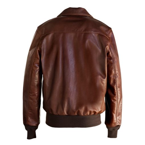 Schott – A-2 Brown Leather Flight Jacket | The SHOP at the Wisconsin ...