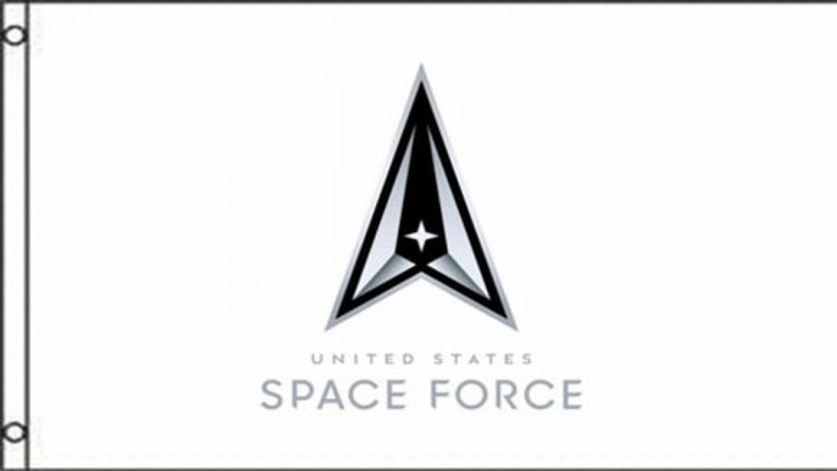 Flag – US Space Force White 3′ x 5′ Outdoor | The SHOP at the Wisconsin ...