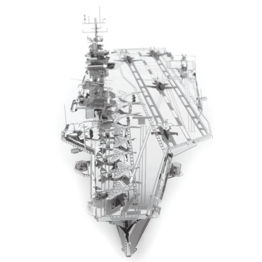image of the top view of the USS Theodore Roosevelt Carrier Metal Earth Premium Series 3D Model Kit