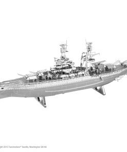 image of the Metal Earth USS Arizona 3D Model Kit fully assembled