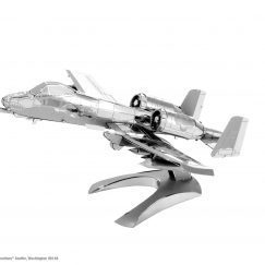 Image of the Metal Earth A-10 Thunderbolt II "warthog" 3D Model Kit fully assembled