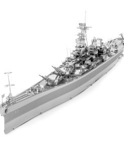 image of the Metal Earth USS Missouri BB-63 premium series 3d model kit fully assembled