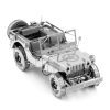 Image of the Metal Earth Jeep Willys Overland 3D Model Kit fully assembled