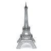 Metal Earth Eiffel Tower 3D Model Kit made of stainless steel