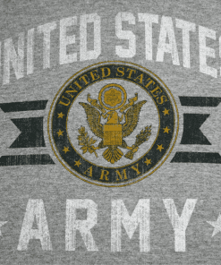 Close up of distressed Army print