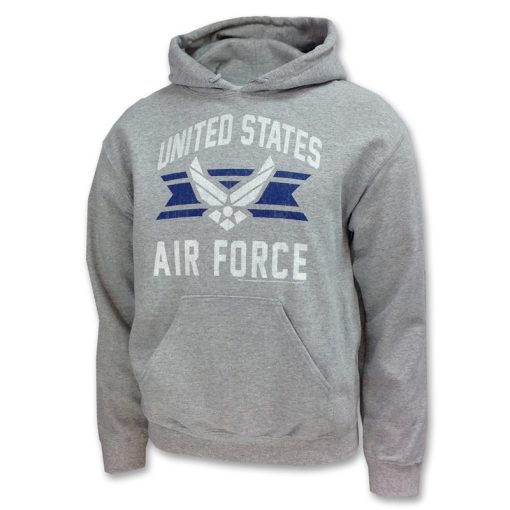 Classic Logo U.S. Air Force Hoodie in Grey