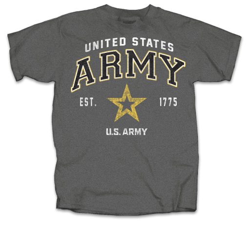 dark grey army t shirt