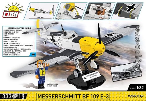 COBI 5727 Messerschmitt Bf 109 E-3 Block Kit