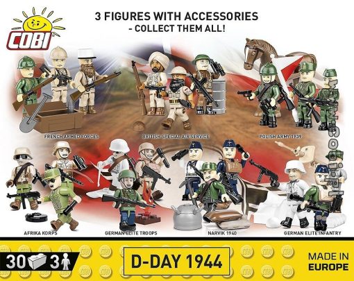 2048 COBI D-Day 1944 Figurines