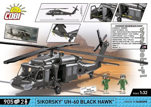COBI UH-60 Black Hawk - back of the box