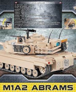 COBI M1A2 Abrams Tank - back of the package box