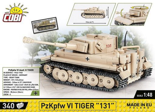 PzKpfw VI Tiger "131" mini tank back of box