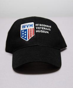 New Shield Logo Wisconsin Veterans Logo Black Baseball Cap