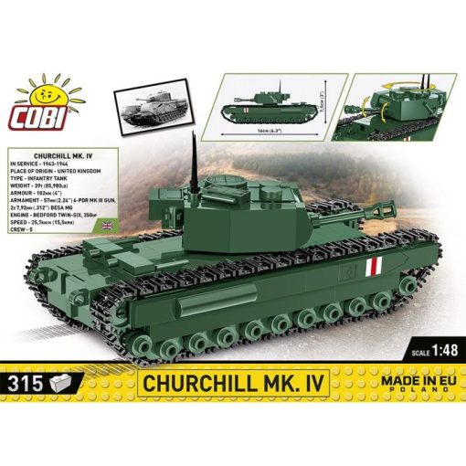 2717 Mini Churchill MK. IV Back of Box