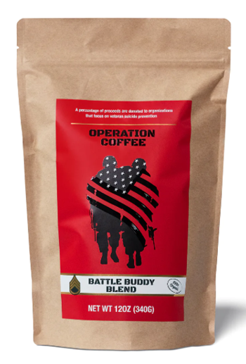 Battle Buddy Coffee - Whole Bean 12 oz