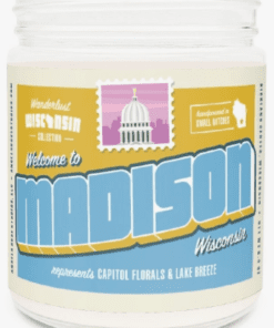 Angela Rose Studios Candle Madison Scent 9 Ounce Glass Jar