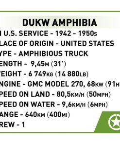 COBI-3110-DUKW-AMPHIBIA-SPECS