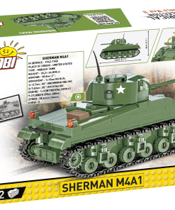 Sherman M4A1 Mini Tank Back of Box