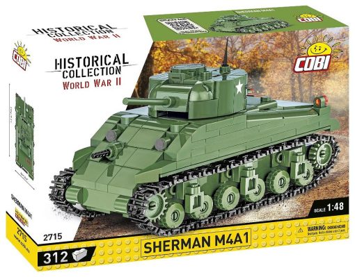 Sherman M4A1 Mini Tank Front of Box