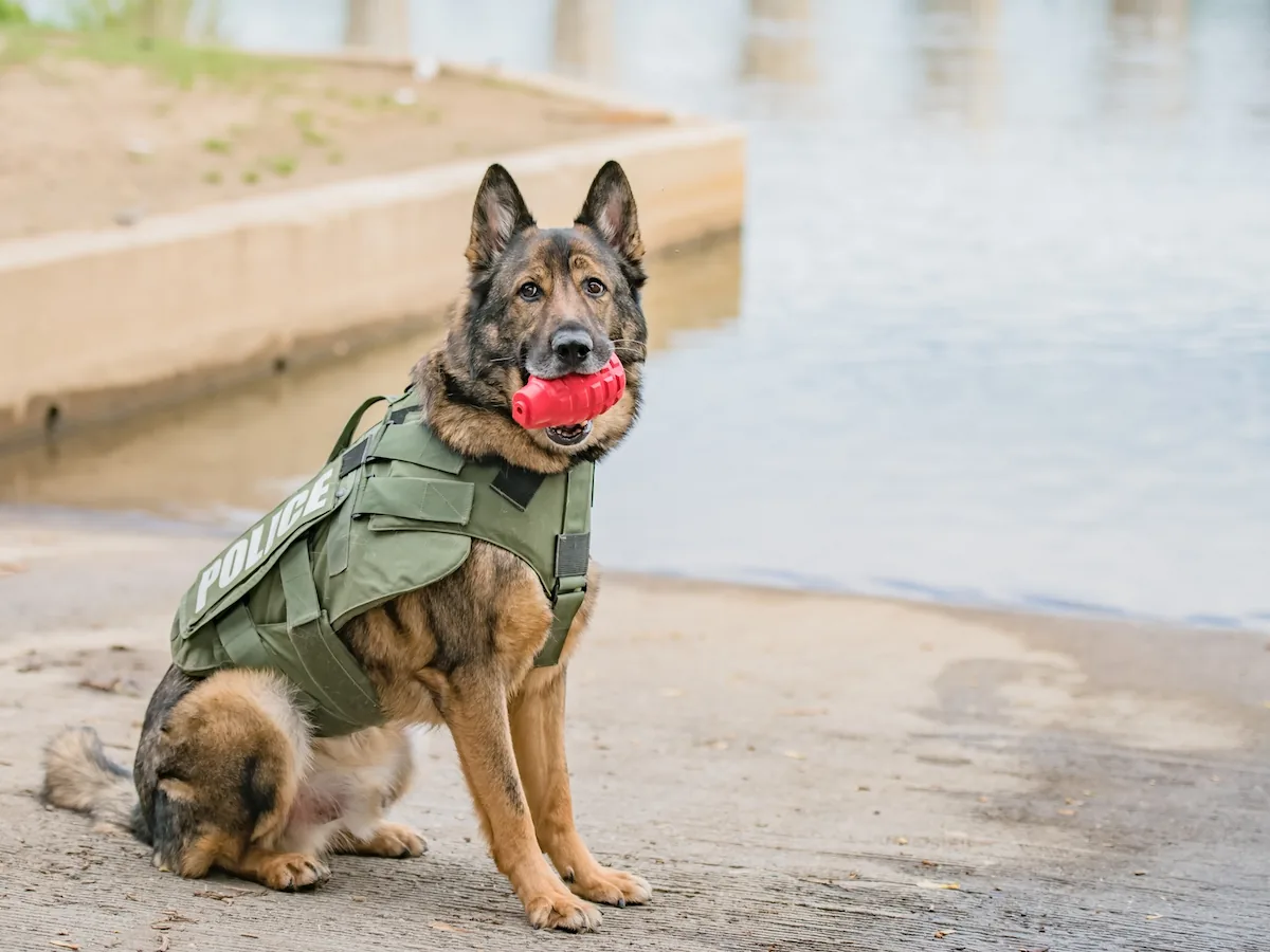 Red K9 Grenade Chew Toy - Large - Image 4
