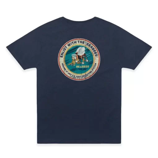 Navy Seabees T-Shirt, back view