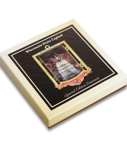 Alternative view of 2025 Wisconsin State Capitol Ornament