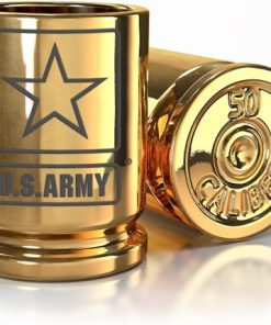 50 Cal Shot Glass - US Army
