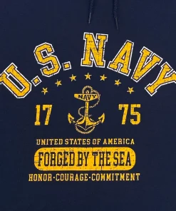 Closeup of U.S. Navy