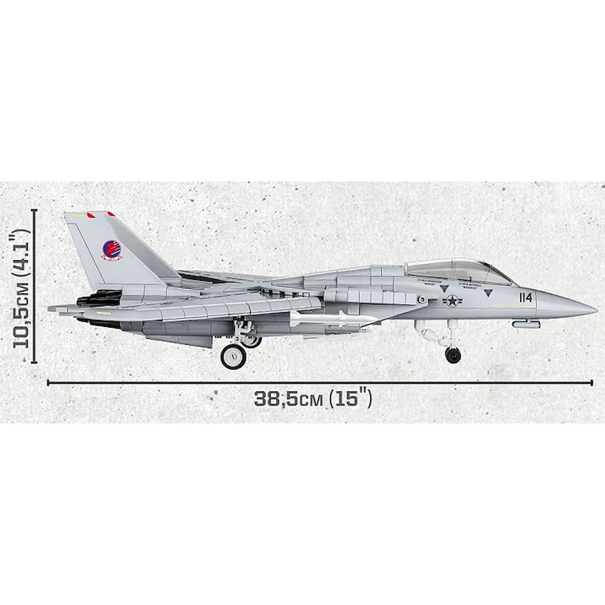 COBI Top Gun F-14A Tomcat #5811A Block Set - Image 4