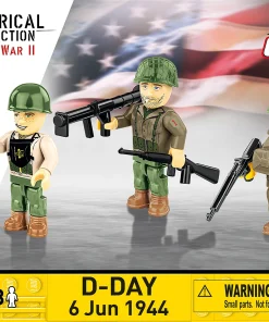 COBI D-Day | 3 US Soldier Figures #2058A