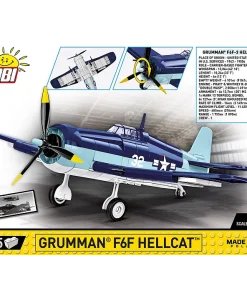 Alternative view of COBI Grumman F6F Hellcat #5883 Block Set