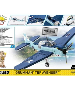 Alternative view of COBI Grumman TBF Avenger #5752 Block Set