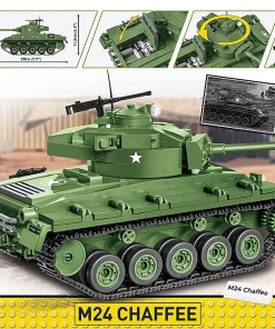 Alternative view of COBI M24 Chaffee #2543 Block Set