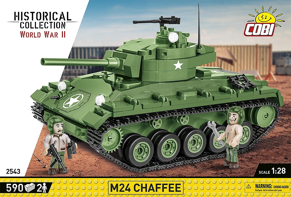 COBI M24 Chaffee #2543 Block Set