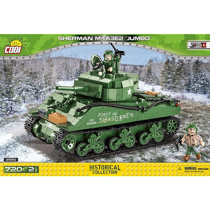 COBI Sherman M4A3E2 Jumbo #2550 Block Set