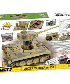 Alternative view of COBI Panzer VI Tiger no131 #2588 Block Set