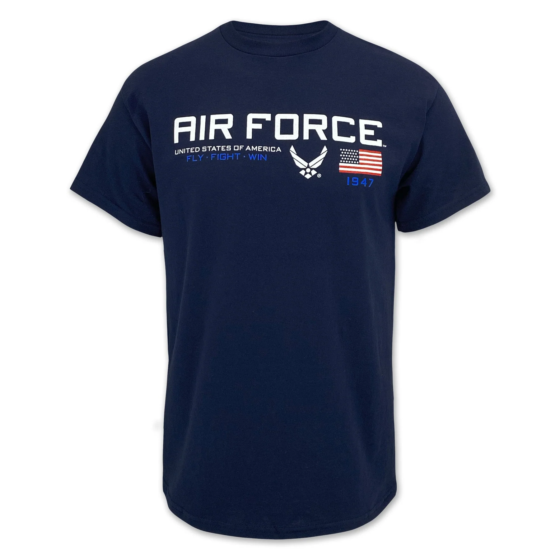 U.S. Air Force Flag Icon - Fly, Fight, Win T-Shirt