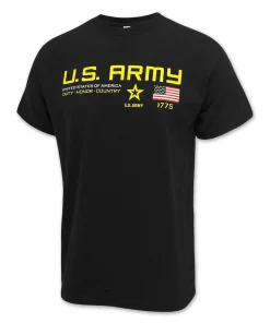 U.S. Army Flag Icon - Duty Honor Country T-Shirt