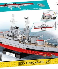 Alternative view of COBI USS Arizona #4843 Block Set