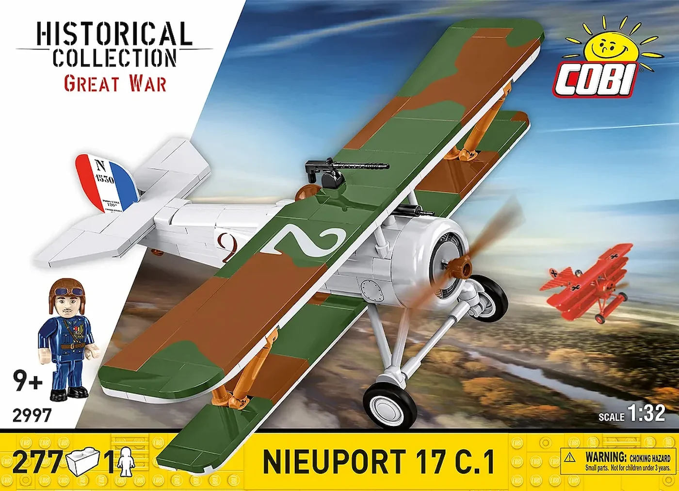 COBI Nieuport 17 C.1 Biplane #2997 Block Set
