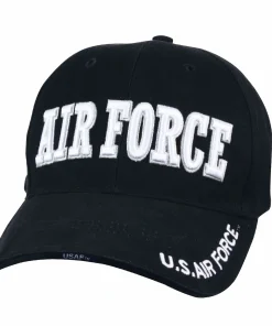 Rothco Deluxe Navy Blue Air Force Low Profile Cap with embroidered text