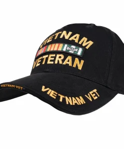 Vietnam Veteran Embroidered Low-Profile Hat