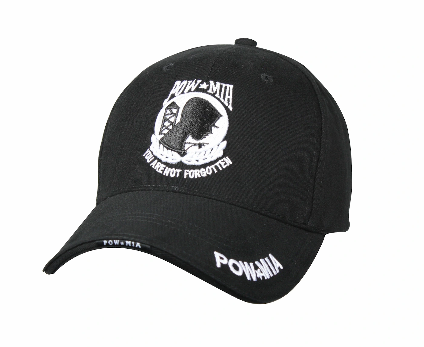 POW/MIA Embroidered Low-Profile Hat