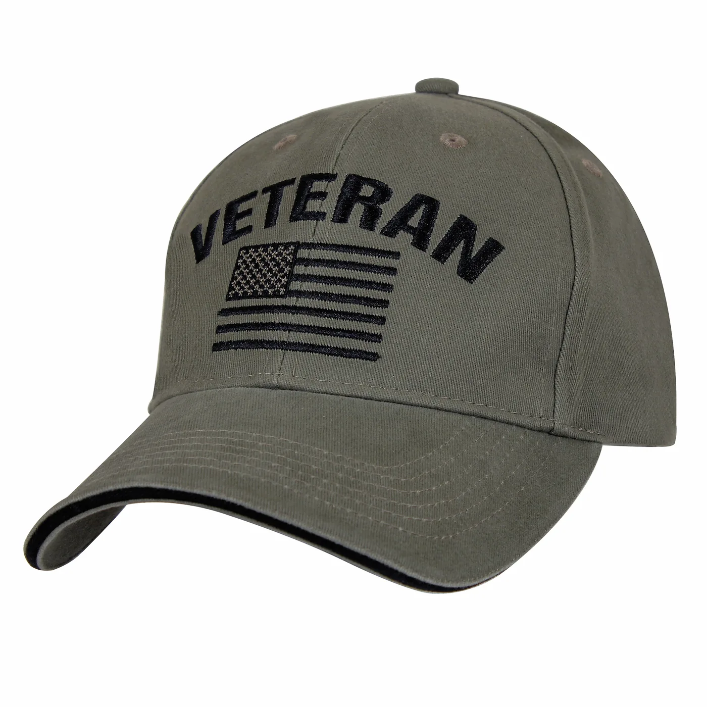 Veteran Embroidered Low-Profile Hat - OD