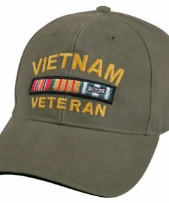 Vietnam Veteran Embroidered Low-Profile Hat - OD