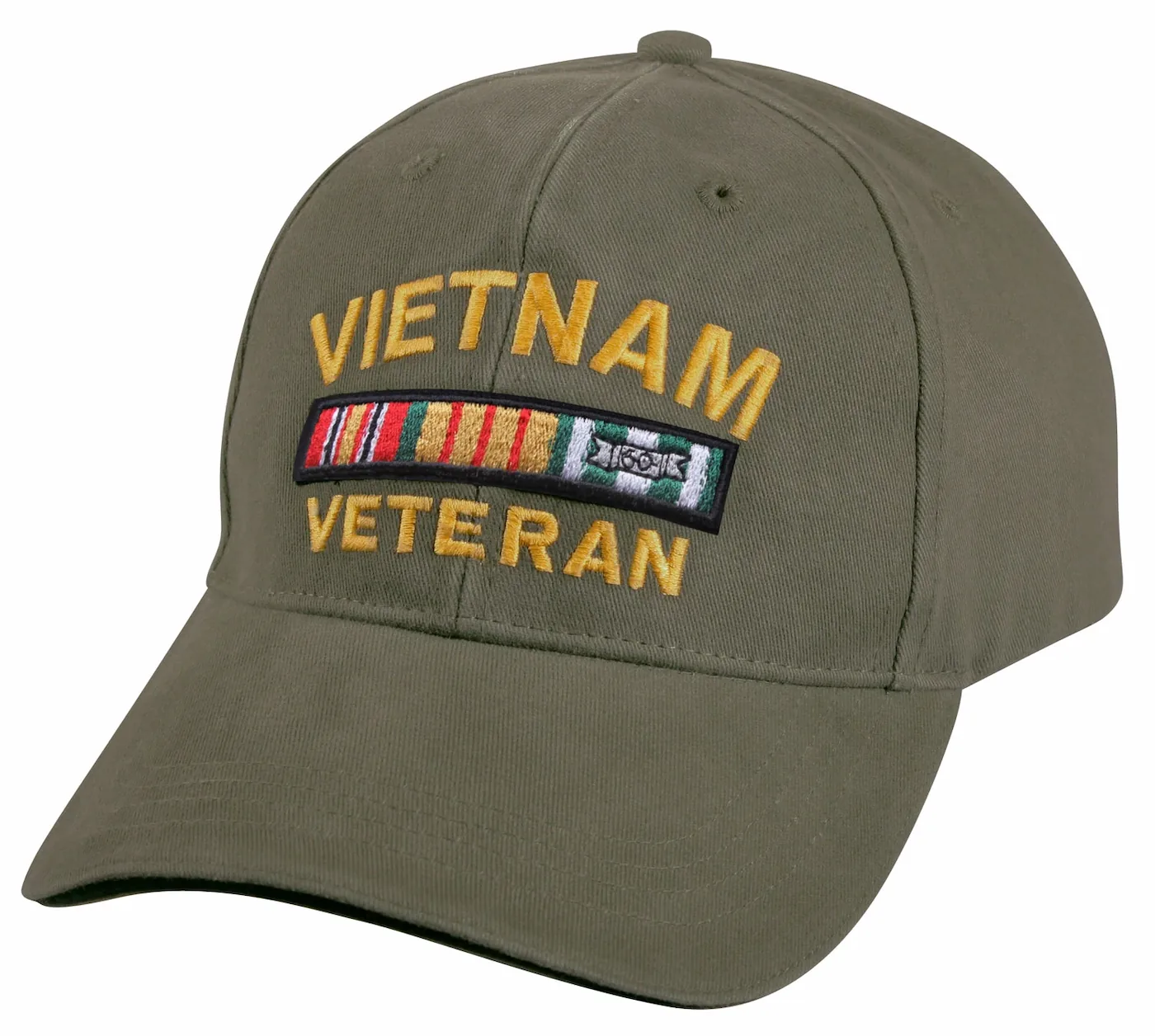 Vietnam Veteran Embroidered Low-Profile Hat - OD