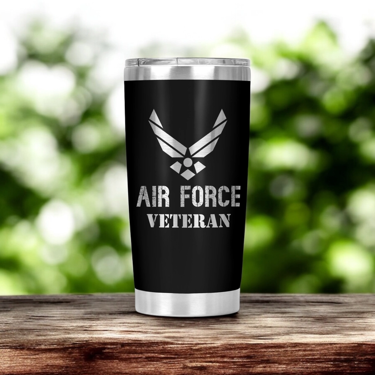 Air Force Veteran Engraved Tumbler (20oz)