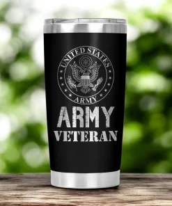 Army Veteran Engraved Tumbler (20oz)